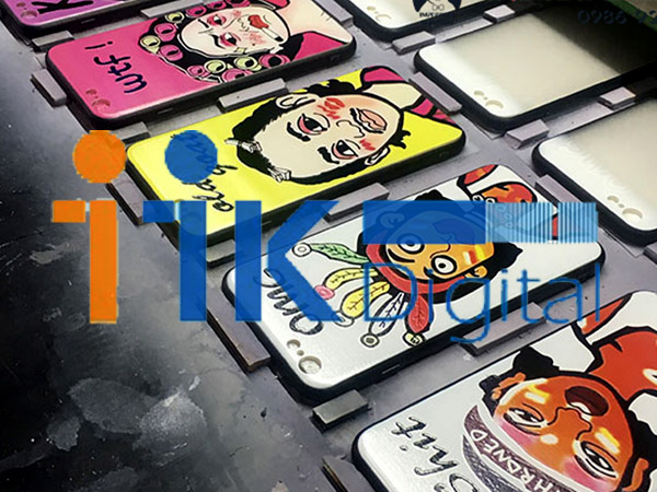 Máy in ốp điện thoại mini khổ A4 in trực tiếp lên các ốp điện thoại