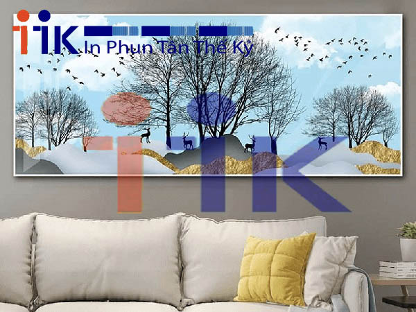 Máy in tranh canvas cũng mở ra nhiều cơ hội sáng tạo